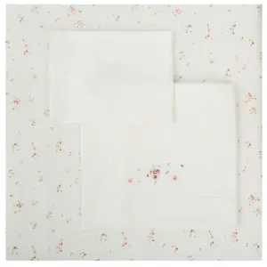 Сп. к-кт трико 3ч Monet 80x140см White/Pink