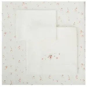 Сп. к-кт трико 3ч Monet 60x120 см White/Pink