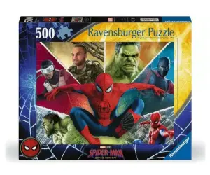 Ravensburger - Пъзел 500 ел. - Спайдърмен: Нов ден