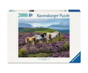 Ravensburger - Пъзел 2000 ел. - Диви коне сред Пирен