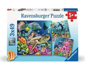 Ravensburger - Пъзел 3x49 ел. - Под водата