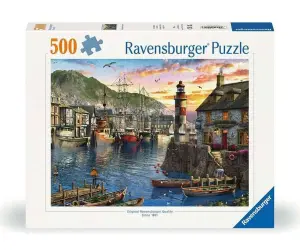 Ravensburger - Пъзел 500 ел. - Моргенс ам Хафен