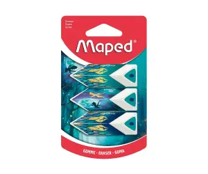 Maped Гума пирамида Dragon 3 бр. бл.