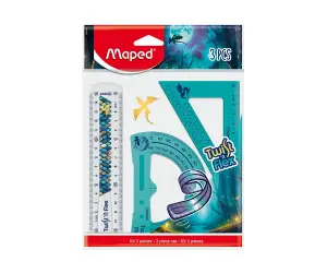 Maped - Комплект за чертане 3ч. Dragon Twistnflex гъвкав 15см. 