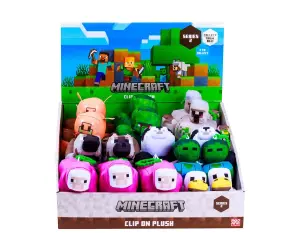 PMI - Minecraft Плюшена фигурка с клипс, 15см