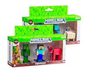 PMI - Minecraft 3D 3 бр. фигурки (Topper)