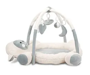 Lorelli Toys Тепих Mери плюш 95x95 white&grеy