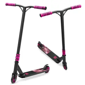 Скутер Deluxe Stunt, розов