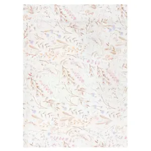 Чаршаф с ластик трико NIZA 50x80 White/Purple