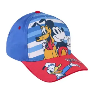 Шапка с козирка Mickey син