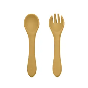 Силиконови прибори Intense Ocher 6m+
