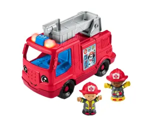 Fisher Price - Litte People, голяма пожарна със сзук и светлини