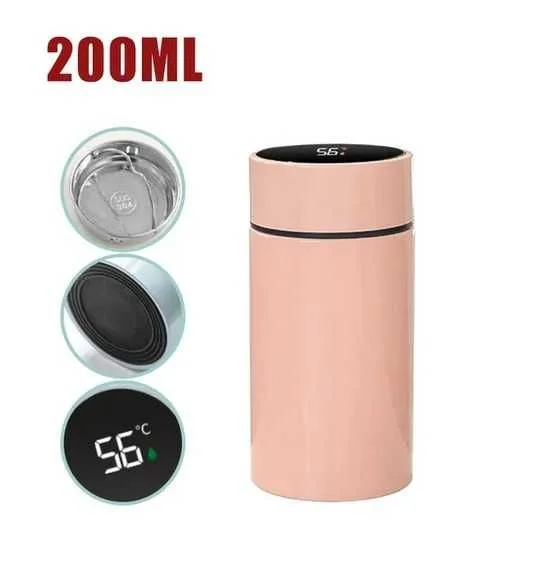 Термос с LСD дисплей за топли и студени напитки 200ml — снимка 4