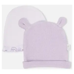 Шапка 2 бр. Rabbit and Carrots 0-6M Lilac