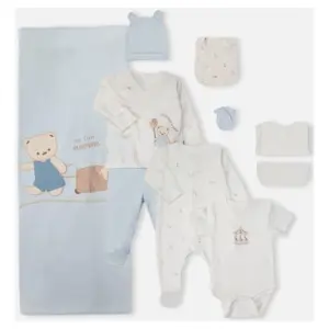 Спален комплект 10 ч. My First Playmate 0-3M/62 см Blue