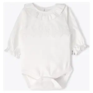 Боди дълъг ръкав Pretty Girl 3-6M/68CM Ecru