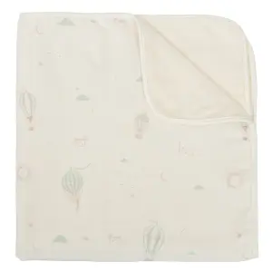 Одеяло Blue Sky 75x75см White/Green