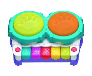 Playgro-Музикална играчка 2 в 1 пиано и Барабани 12-36 м.