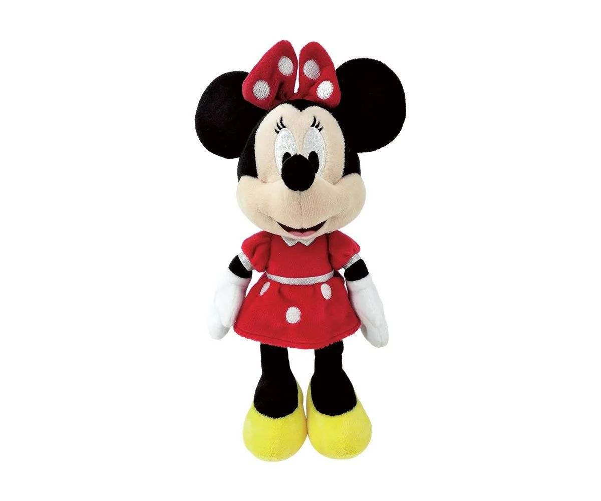 Disney Plush - Класическа Мини Маус с червена рокля, M