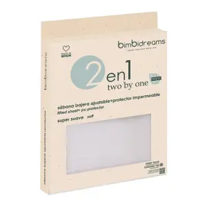 Чаршаф-протектор 2в1 Tencel Basics 50x80 White