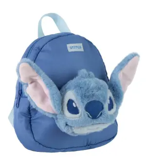 Детска раница за градина с плюшена фигура stitch