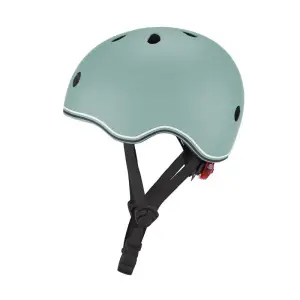 Детска каска за тротинетка Globber Go Up Lights, XXS/XS (45-51cm) - зелена