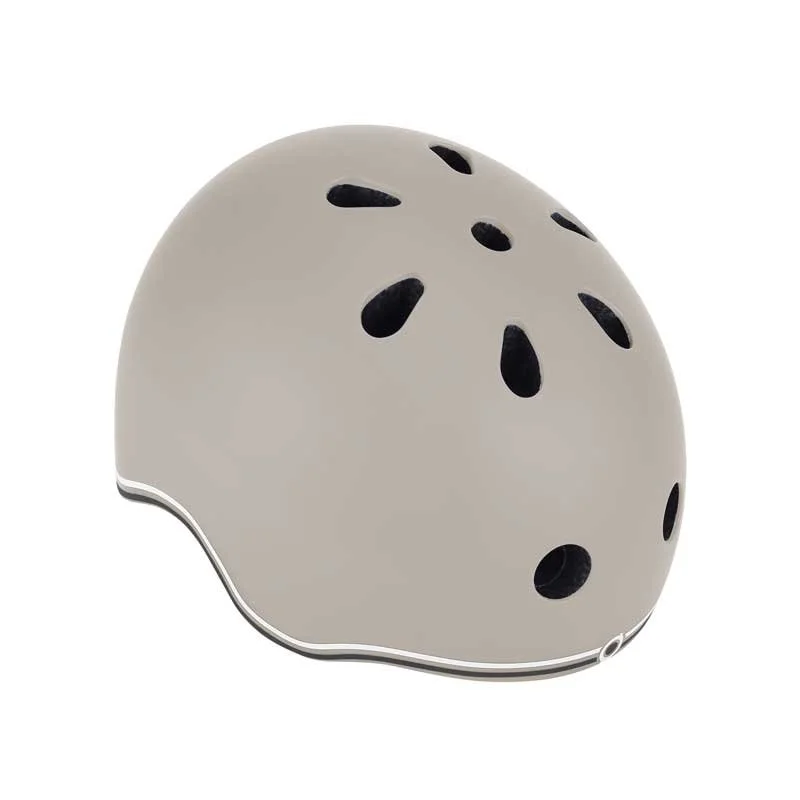 Детска каска за тротинетка Globber Go Up Lights, XXS/XS (45-51cm) - сива