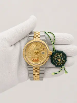 Мъжки Rolex Land-Dweler Two-Tone Champagne Dial #153