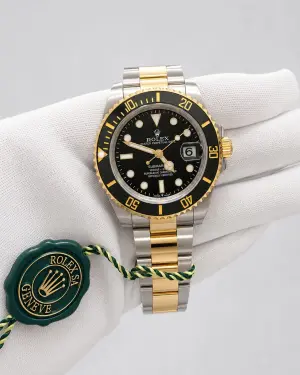 Мъжки Rolex Submariner Two-Tone Gold / Black #144
