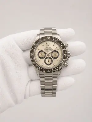 Мъжки Rolex Daytona Cream Dial Brown Bezel Steel #115