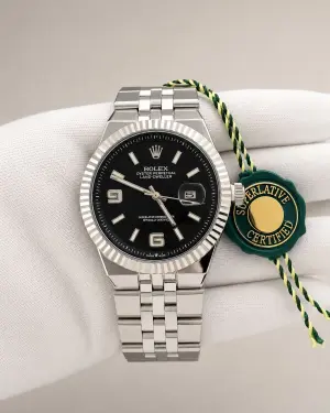 Мъжки Rolex Land-Dweller Black Motif Dial Steel #109