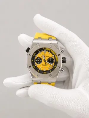 Мъжки Audemars Piguet Royal Oak Offshore Diver Chronograph Yellow 42 mm #210