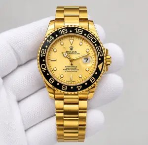 Мъжки Rolex Submariner Gold / Champagne Dial GMT Bezel #434
