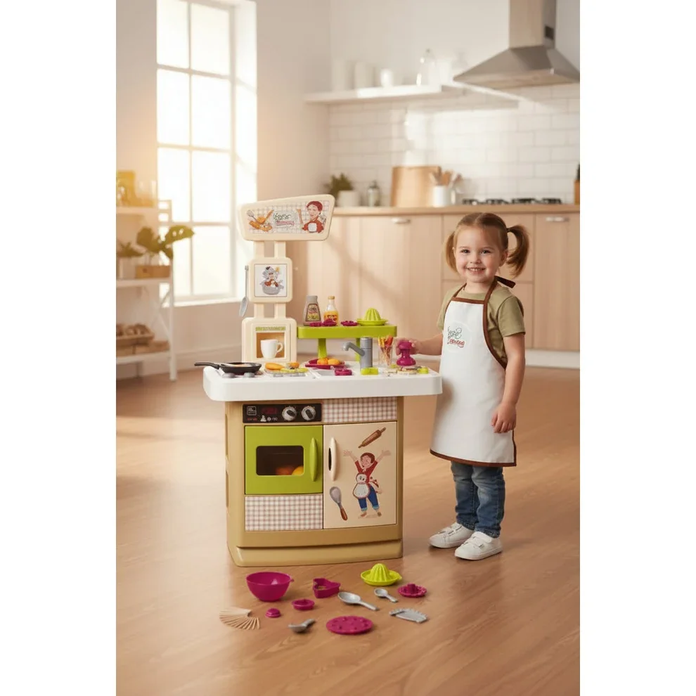 👩‍🍳 Голяма детска кухня Smoby с 32 аксесоара и истински рецепти! — снимка 2