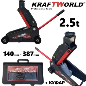 Крик тип крокодил KraftWorld за джипове, бусове, ванове 2.5 тона 140 – 387мм