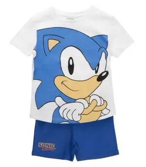 Детска лятна пижама sonic 4-10 год. - 8 год.