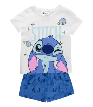 Детска лятна пижама stitch 6-12 год. - Изберете размер