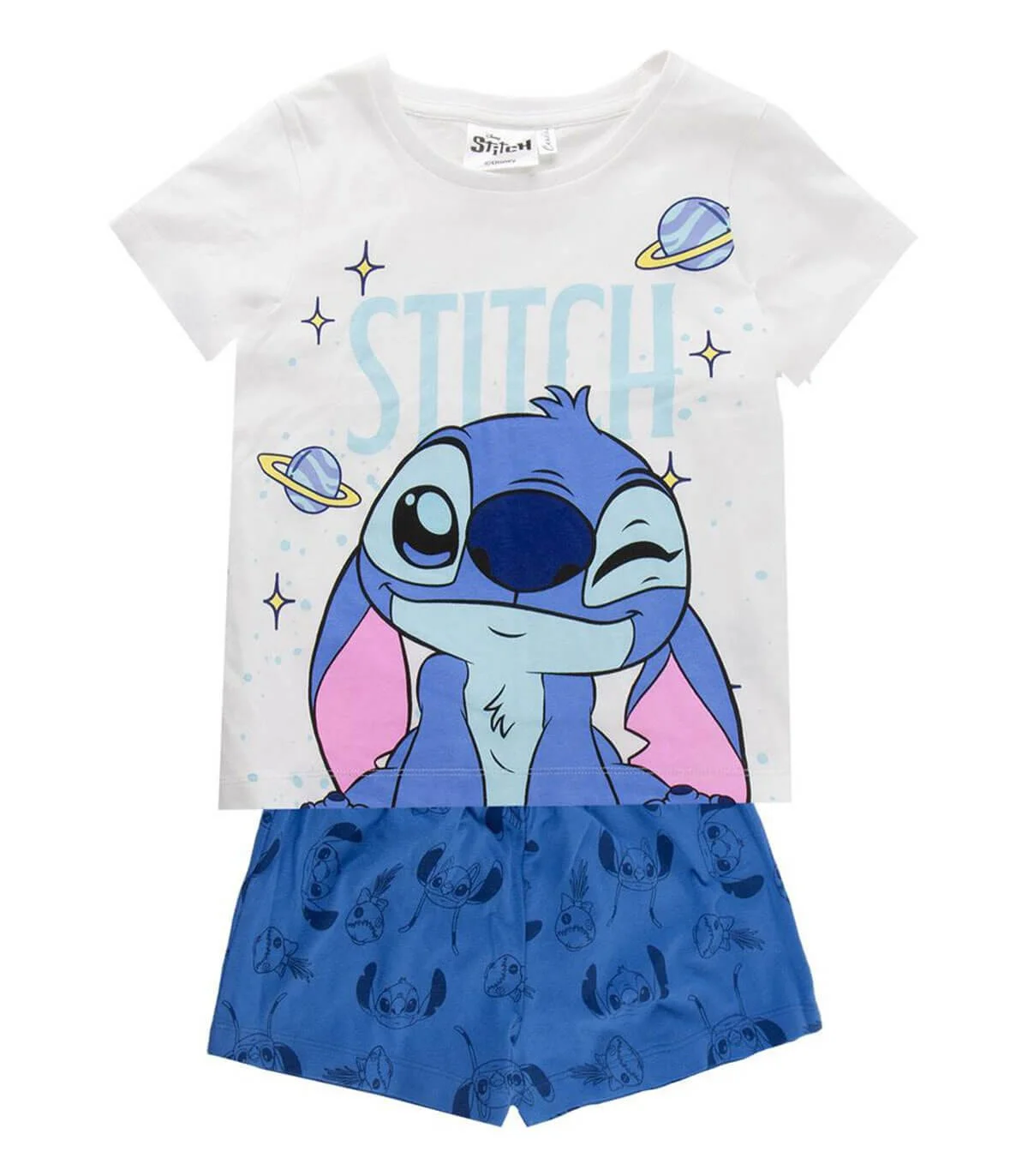 Детска лятна пижама stitch 6-12 год. - Серия
