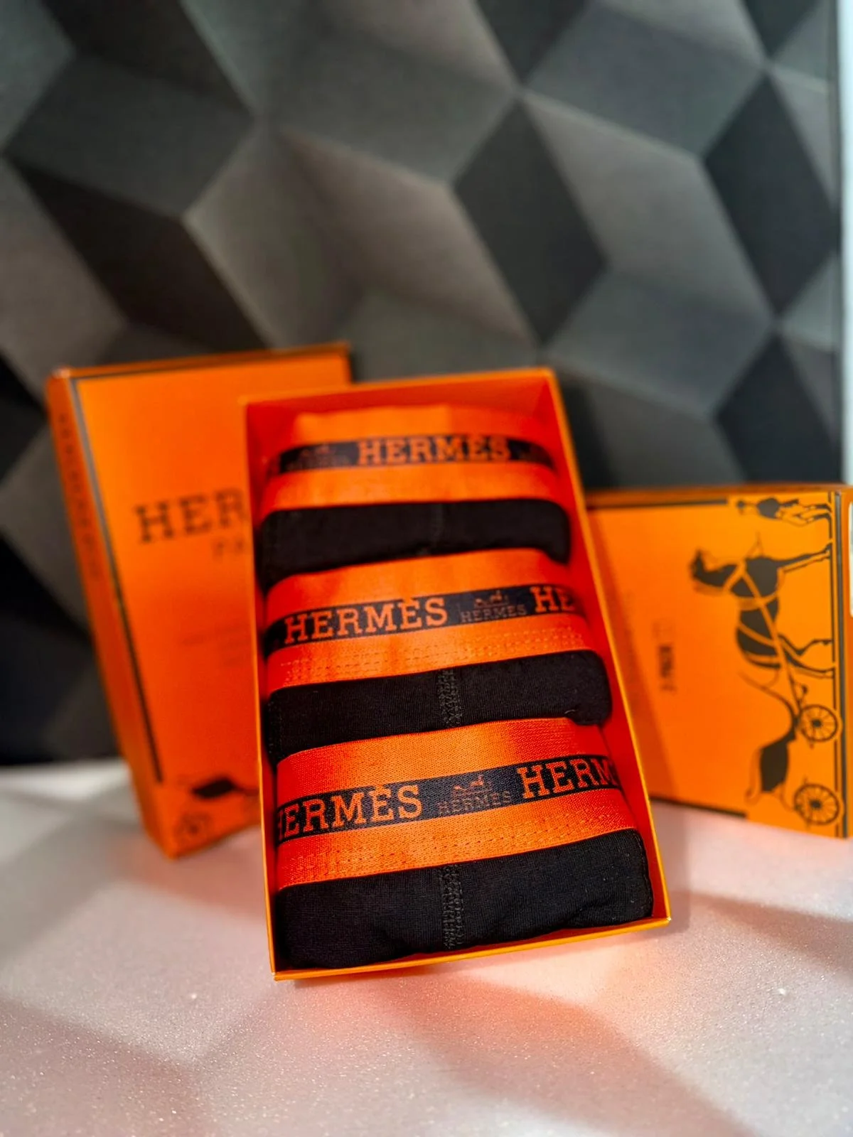 Hermes Мъжки Боксерки x3