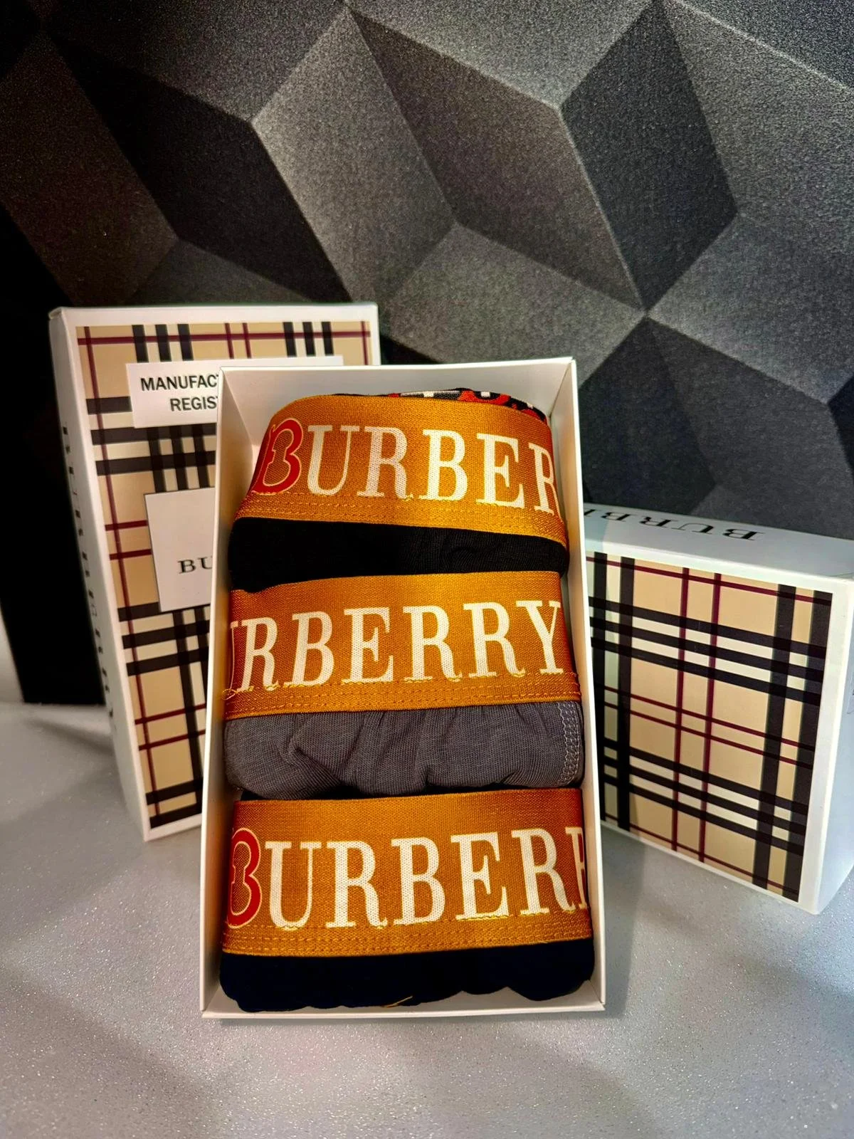 Burberry Мъжки Боксерки x3