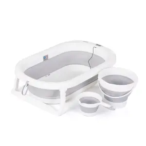 Сгъваема вана Bubble Spa 3в1/терм. -сива