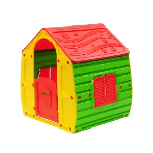 Детска къща за игра MAGICAL HOUSE жълта