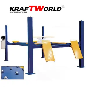 Електрохидравличен четириколонен подемник KraftWorld 4.5 тона