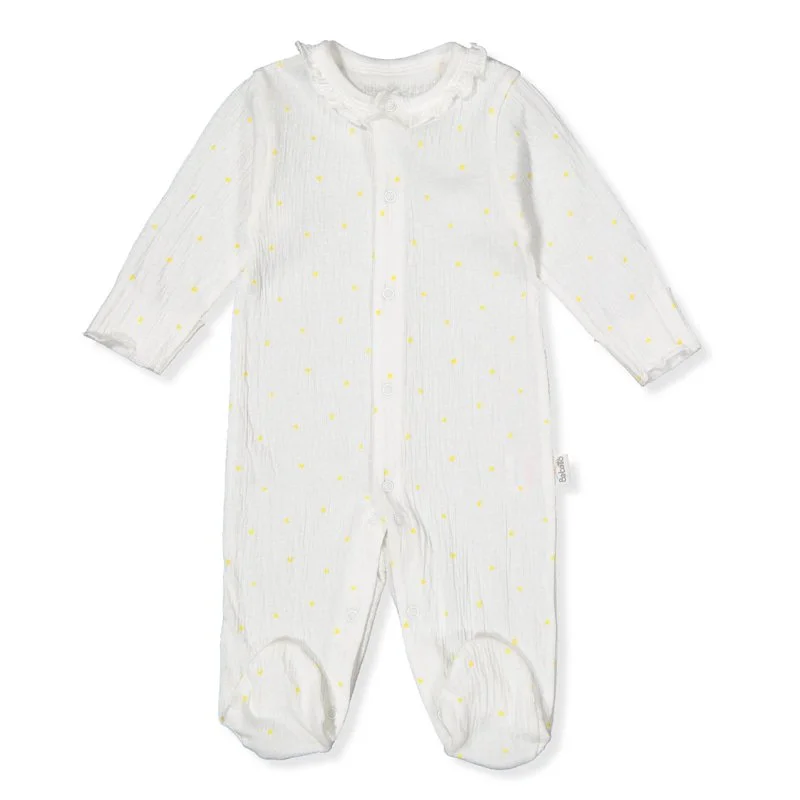 T3919 Гащеризон mini heart/25 Жълт 3-6м/68см