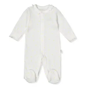 T3919 Гащеризон mini heart/25 Жълт 3-6м/68см
