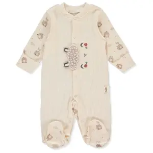 T3937 Гащеризон little lamb Екрю 3-6м/68см