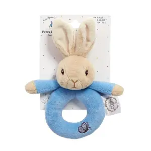 Плюшена дрънкалка Peter Rabbit
