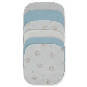 C1190 Кърпи муселин 6бр. PILLOWY 20x20cm BLUE