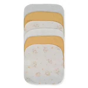 C1190 Кърпи муселин 6бр. PILLOWY 20x20cm MUSTARD