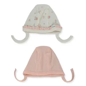 C1191 Шапка 2 бр. BLOOM 0-6m/43cm PINK